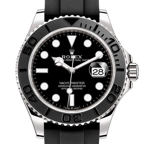 rolex oyster perpetual yacht master 42 white gold|rolex yacht master 40mm price.